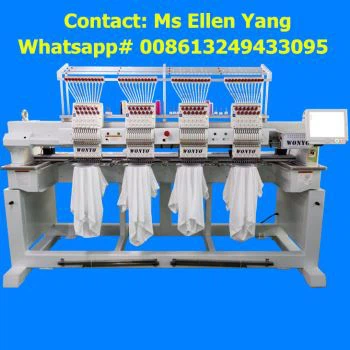 Nouvo Komèsyal Multi Head Broderie Machine Computerized