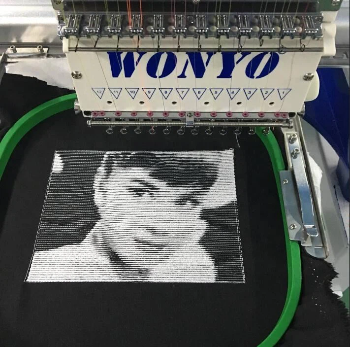 Single Head Dahao Direct Photo Digitizing Embroidery Machine