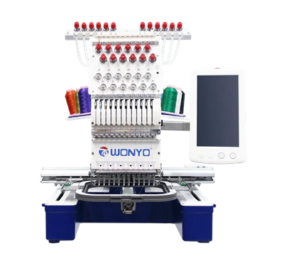 Wonyo Nova 12 Smart 12 zegwi enfòmatik machin broderie